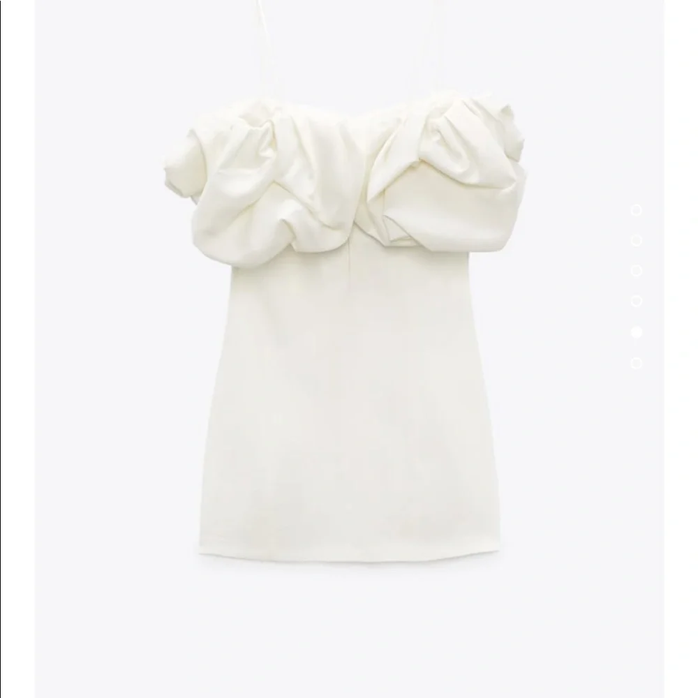 Zara Cream Ruffle Strap Dress - ✨ Bloggers Fav! - Picture 2 of 13